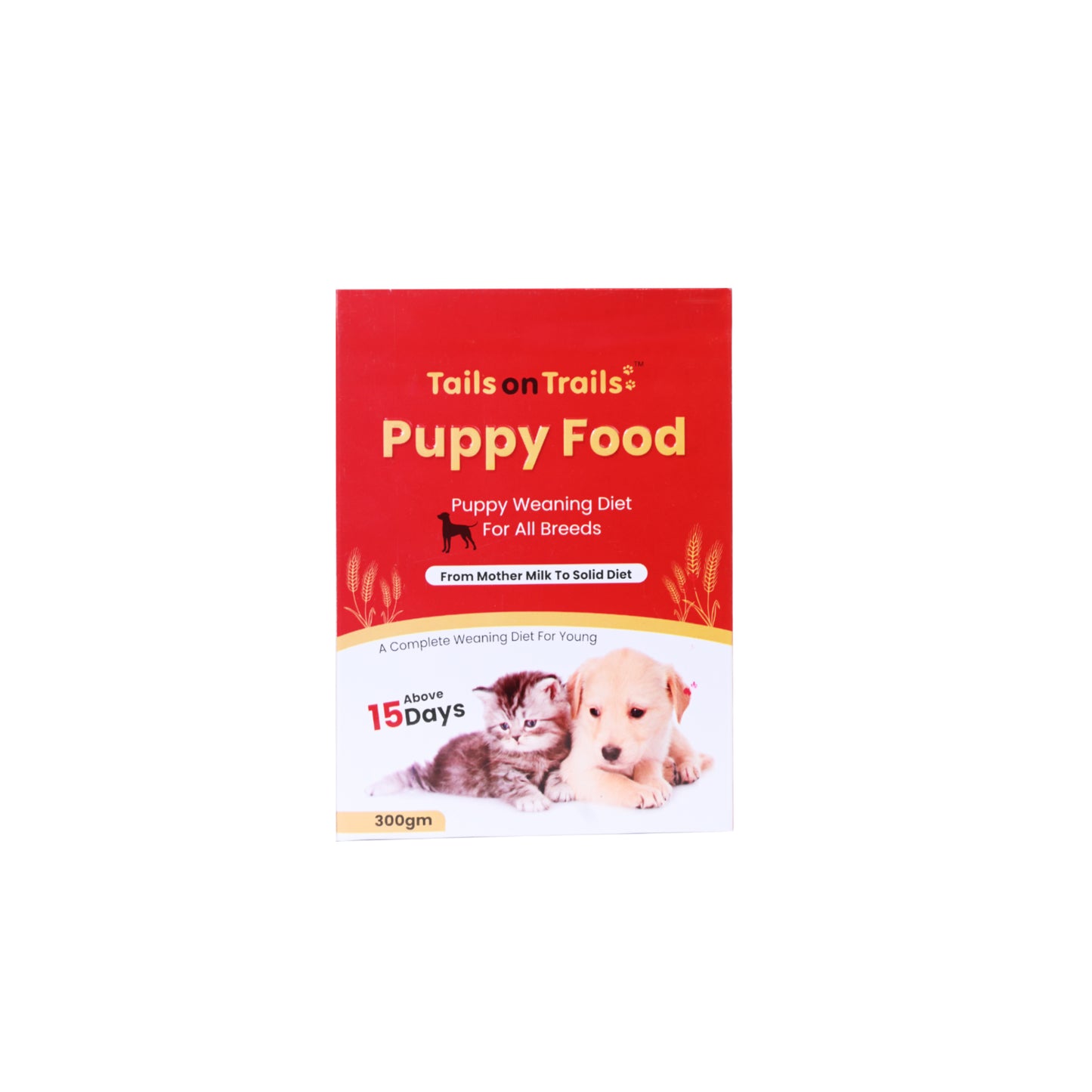 Tails on Trails Puppy Food Pup Booster, Weaning Diet 300g for All Breed | Complete Food for Puppies