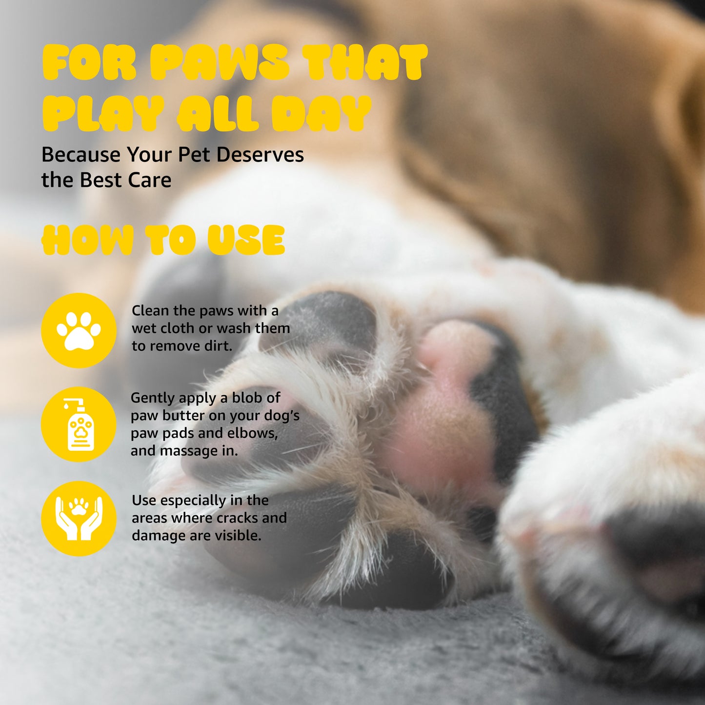 Tails on Trails Paw Cleaning Foam with Brush for Dogs, Cats, Puppies | Lick-Safe Foot Scrubber | Gentle Paraben-Free Paw Care Tool | Heals Cracks & Cleans Dirt |150ml
