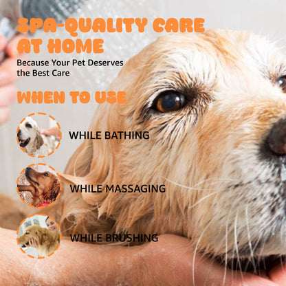 Tails on Trails Palm Gloves for Dogs, Cats, Puppies and Kittens | Grooming Gloves - Dog, Cat Bathing Scrubber Gloves | Pet Massage Gloves for Cats, Dogs, Rabbit and Small Pets